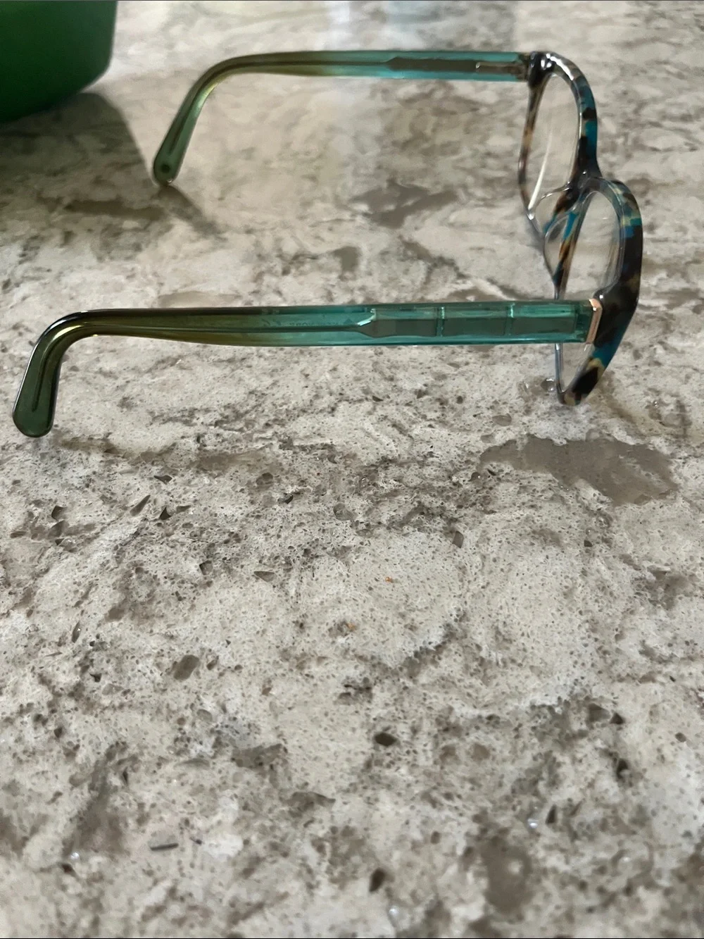 kate spade Teal and Brown Tortoiseshell Women's Glasses
